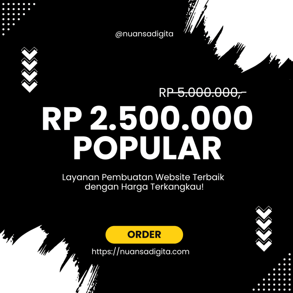 Nuansa Digita | Jasa Pembuatan Website Murah | Popular